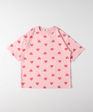VIVIAN BLUE(ヴィヴィアンブルー)ハート総柄Ｔシャツ
