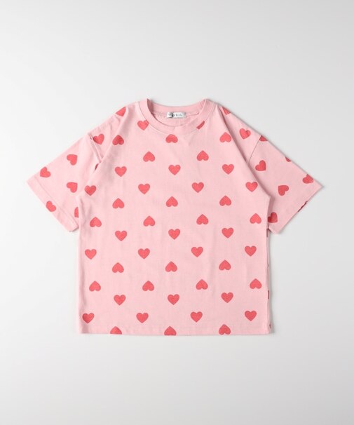 VIVIAN BLUE(ヴィヴィアンブルー)ハート総柄Ｔシャツ