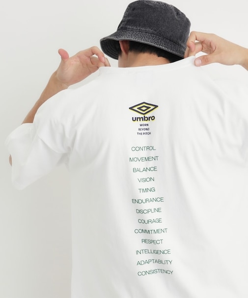 UMBRO(アンブロ)【Right-on別注】ヘリテージTシャツ