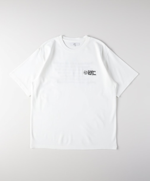 ハートモチーフプリントTシャツ
