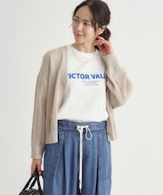 スカシ編みカーディガン