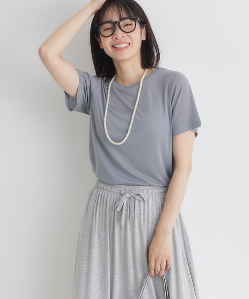 シアータイトフィットＴシャツ
