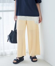 カットジャガードパンツ