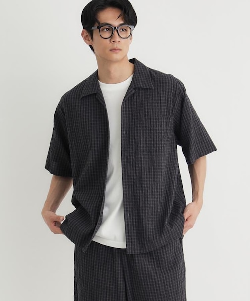 BACK NUMBER(バックナンバー)サッカーチェック半袖シャツ