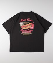 フードプリントTシャツ