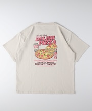 フードプリントTシャツ
