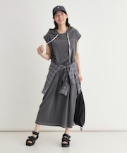 フード付きワンピース