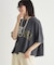 切替プリントTシャツ