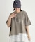 切替プリントTシャツ