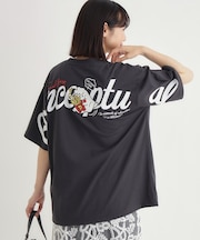 袖刺繍ビッグTシャツ