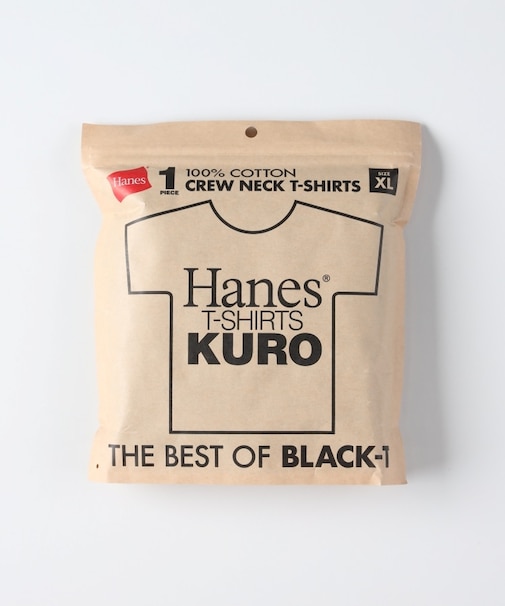 【S～XLサイズ】KURO クルーネック半袖Tシャツ