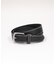 BACK NUMBER(バックナンバー)３４ｍｍレザーサイドステッチスクエアバックルベルト