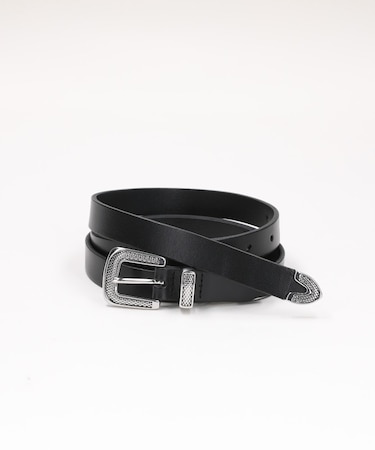 BACK NUMBER(バックナンバー)３４ｍｍレザーナローロングベルト