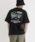 「CAMP7」手書き風バックプリントTシャツ