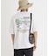 「CAMP7」手書き風バックプリントTシャツ