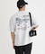 「CAMP7」手書き風バックプリントTシャツ