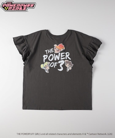 【パワーパフガールズ】袖フリルTシャツ