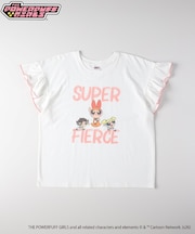【パワーパフガールズ】袖フリルTシャツ