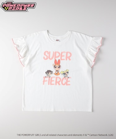 【パワーパフガールズ】袖フリルTシャツ