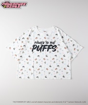 【パワーパフガールズ】総柄プリントTシャツ