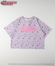 【パワーパフガールズ】総柄プリントTシャツ