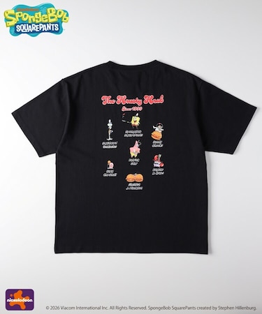 【スポンジ・ボブ】プリントTシャツ（親子リンク）