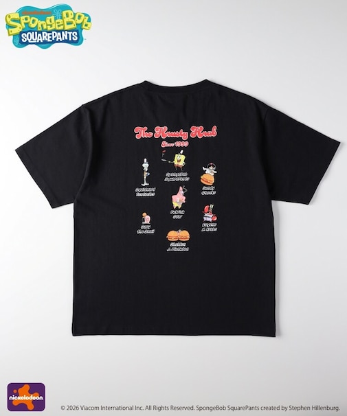 【スポンジ・ボブ】プリントTシャツ（親子リンク）