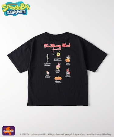 【スポンジ・ボブ】プリントTシャツ(親子リンク)