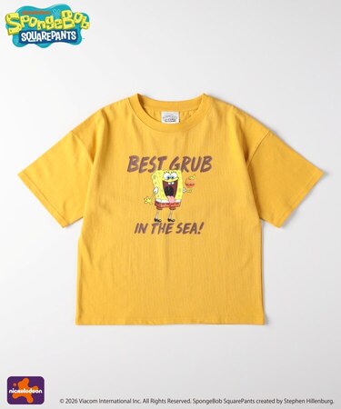 【スポンジ・ボブ】プリントTシャツ(親子リンク)