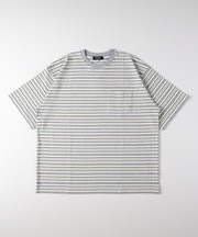 マルチボーダークルーネックTシャツ