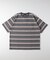 マルチボーダークルーネックTシャツ