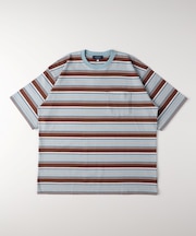 マルチボーダークルーネックTシャツ