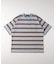 マルチボーダークルーネックTシャツ