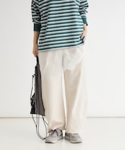 《ウエストゴム》加工スウェットパンツ