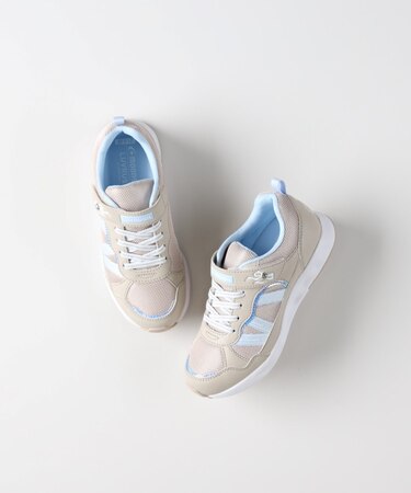 《Ag+抗菌防臭/洗えるインソール/耐摩耗ラバー/軽量》MOONSTAR LUVRUSH グリッタ／スニーカー