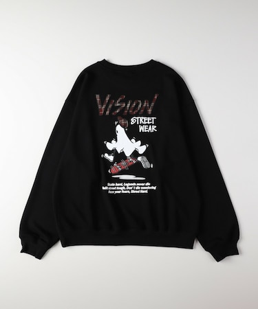 《店舗人気アイテム》VISION STREET WEAR ポンチクルーネックスウェット