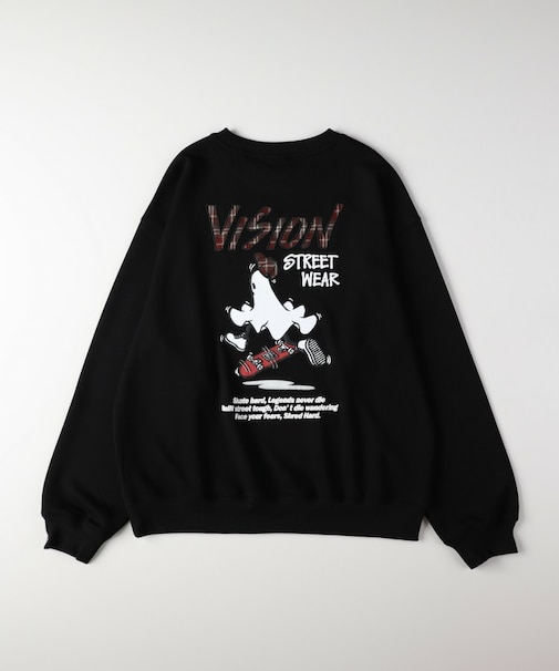 《店舗人気アイテム》VISION STREET WEAR ポンチクルーネックスウェット