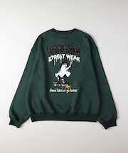 VISION ポンチクルーネックスウェット