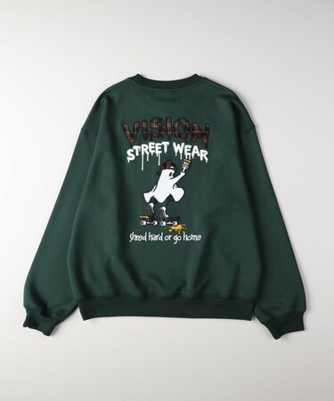 《店舗人気アイテム》VISION STREET WEAR ポンチクルーネックスウェット