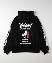 VISION ダンボールジップパーカー