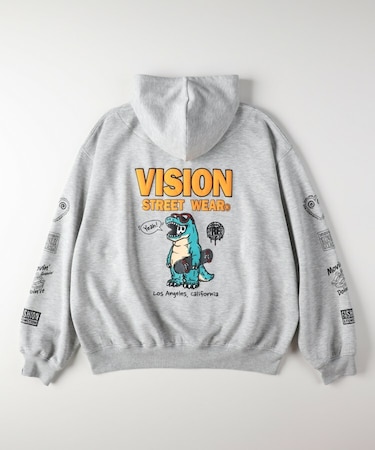 VISION ダンボールジップパーカー