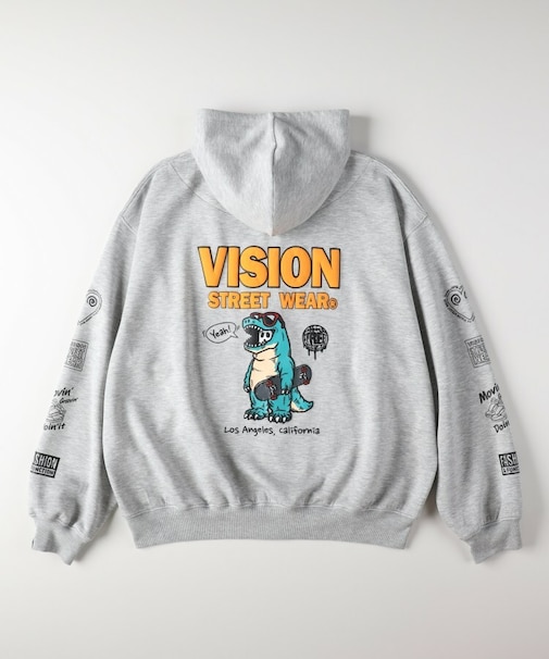 VISION ダンボールジップパーカー