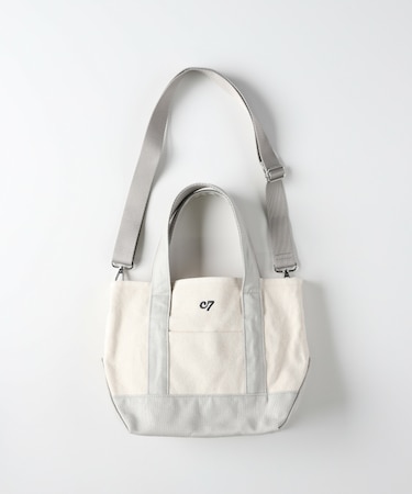 《多ポケット》CAMP7 2wayキャンバスミニトートバッグ