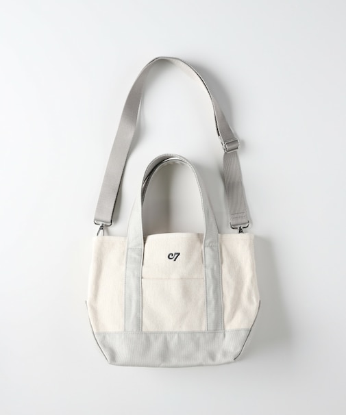 《多ポケット》CAMP7 2wayキャンバスミニトートバッグ
