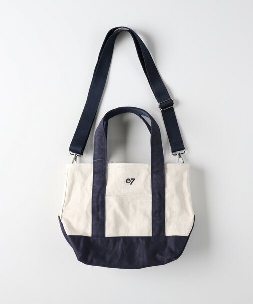 《多ポケット》CAMP7 2wayキャンバスミニトートバッグ