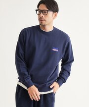 サガラ刺繍スウェット