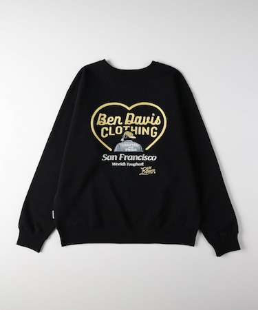 《店舗人気アイテム》BEN DAVIS バック刺繍スウェットプルオーバー