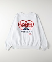 BEN DAVIS バック刺繍スウェットプルオーバー