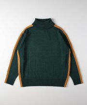 サドルスリーブタートルニット