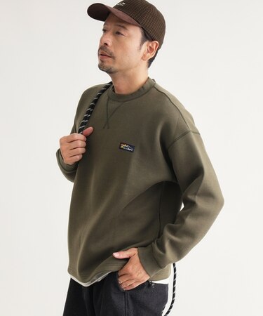CAMP7 ダンボールクルーネックスウェット